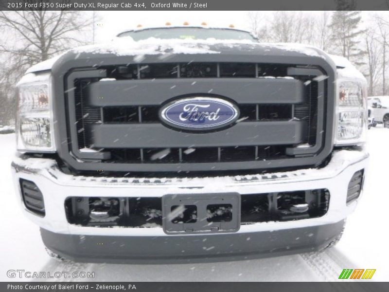 Oxford White / Steel 2015 Ford F350 Super Duty XL Regular Cab 4x4