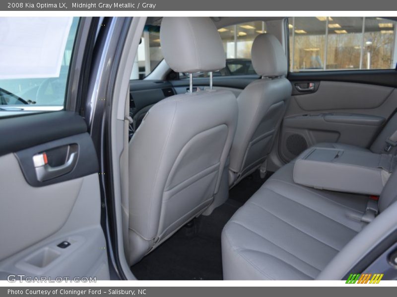 Midnight Gray Metallic / Gray 2008 Kia Optima LX