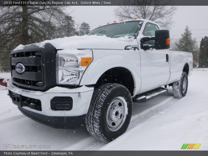 Oxford White / Steel 2015 Ford F350 Super Duty XL Regular Cab 4x4