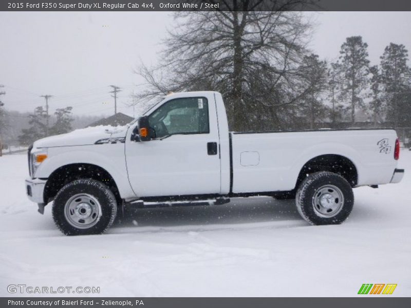 Oxford White / Steel 2015 Ford F350 Super Duty XL Regular Cab 4x4