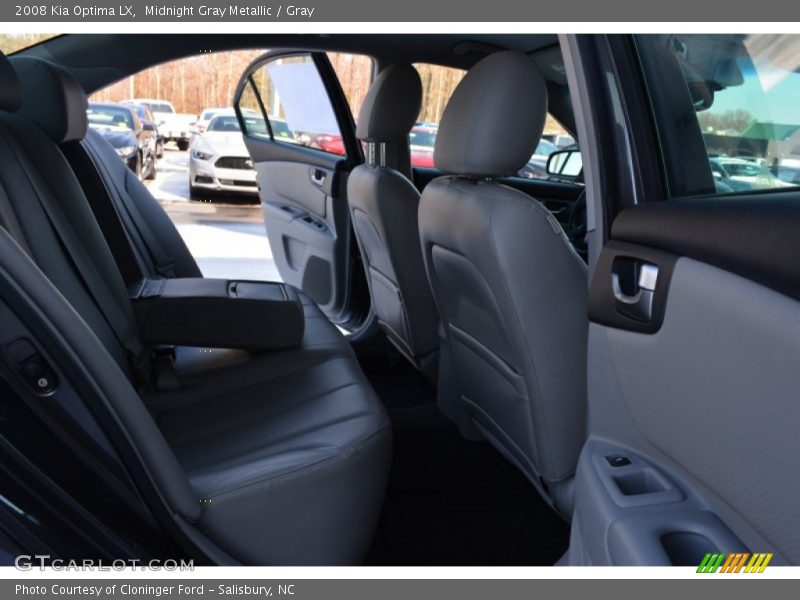 Midnight Gray Metallic / Gray 2008 Kia Optima LX