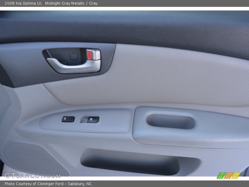 Midnight Gray Metallic / Gray 2008 Kia Optima LX