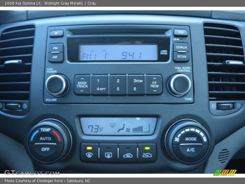 Midnight Gray Metallic / Gray 2008 Kia Optima LX