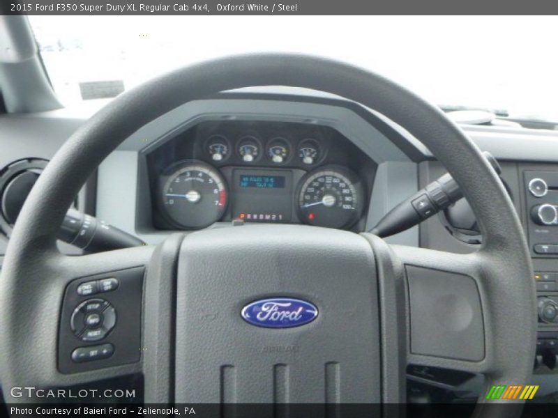 Oxford White / Steel 2015 Ford F350 Super Duty XL Regular Cab 4x4