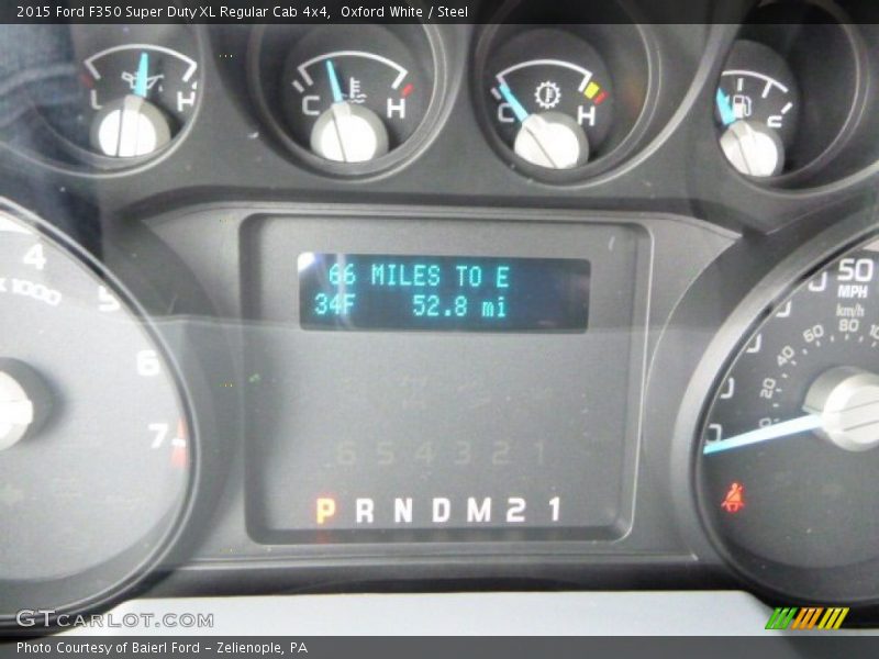 Oxford White / Steel 2015 Ford F350 Super Duty XL Regular Cab 4x4