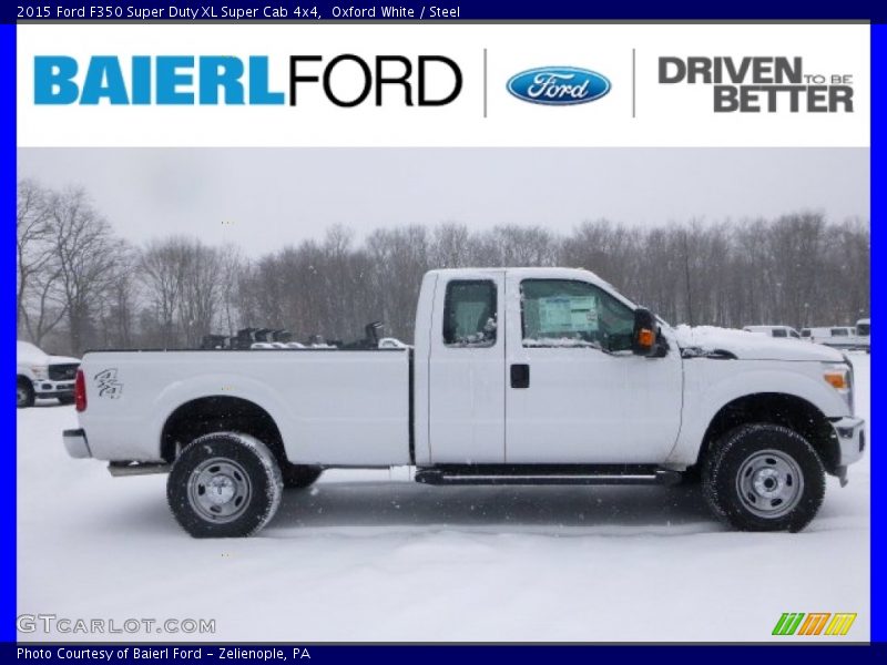 Oxford White / Steel 2015 Ford F350 Super Duty XL Super Cab 4x4