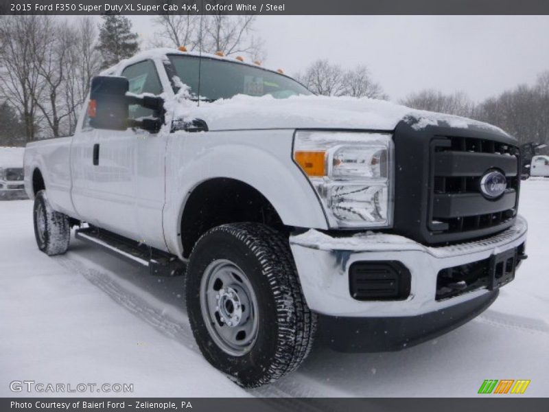 Oxford White / Steel 2015 Ford F350 Super Duty XL Super Cab 4x4