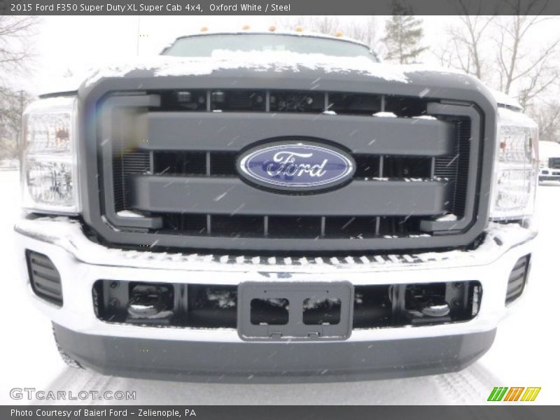 Oxford White / Steel 2015 Ford F350 Super Duty XL Super Cab 4x4