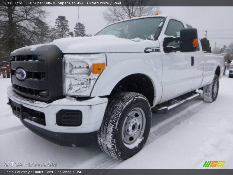 Oxford White / Steel 2015 Ford F350 Super Duty XL Super Cab 4x4
