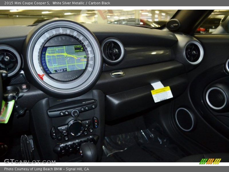 White Silver Metallic / Carbon Black 2015 Mini Coupe Cooper S