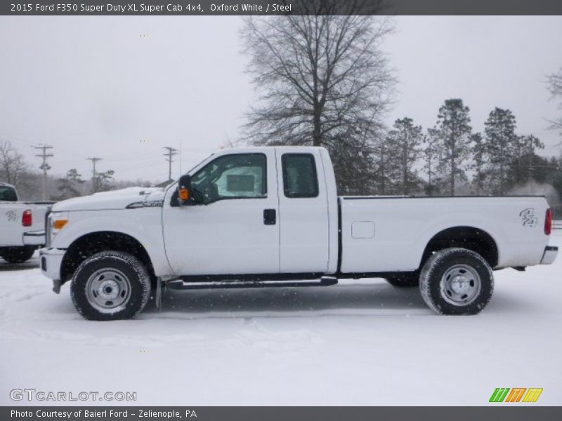 Oxford White / Steel 2015 Ford F350 Super Duty XL Super Cab 4x4