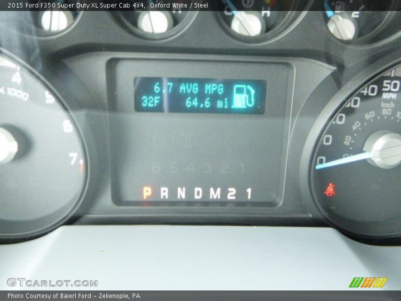 Oxford White / Steel 2015 Ford F350 Super Duty XL Super Cab 4x4