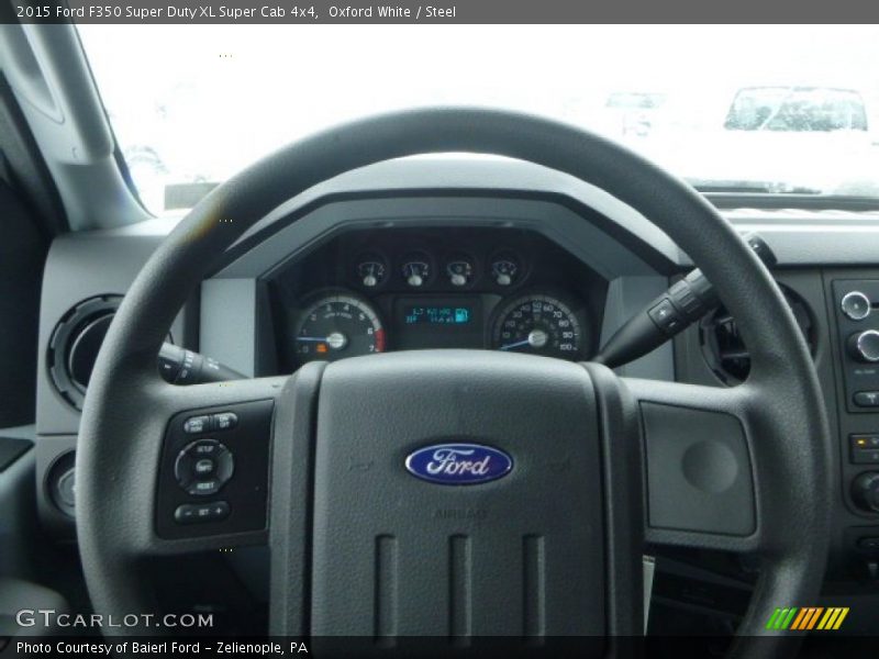 Oxford White / Steel 2015 Ford F350 Super Duty XL Super Cab 4x4