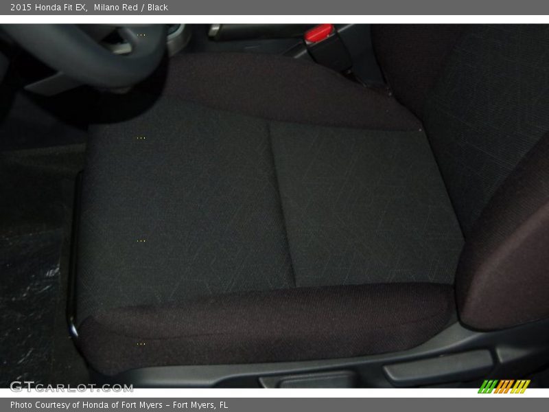 Milano Red / Black 2015 Honda Fit EX