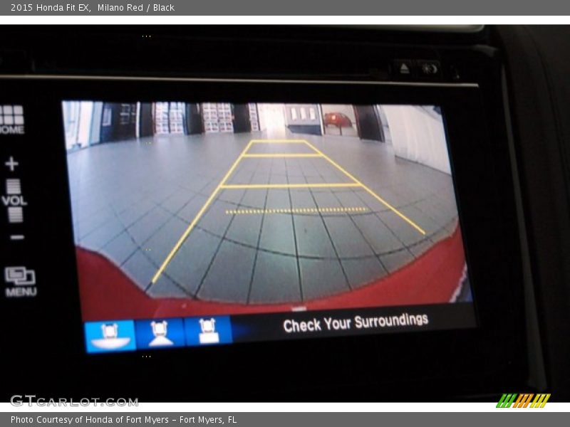 Milano Red / Black 2015 Honda Fit EX