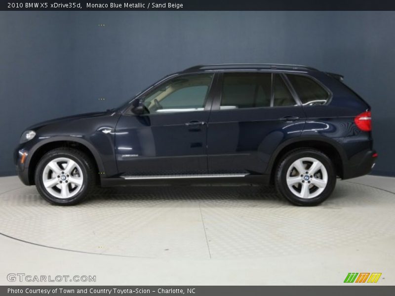 Monaco Blue Metallic / Sand Beige 2010 BMW X5 xDrive35d