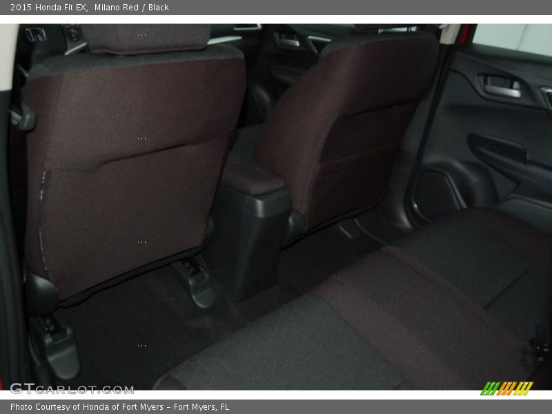 Milano Red / Black 2015 Honda Fit EX