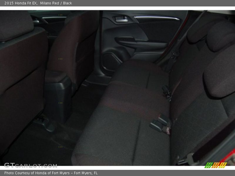 Milano Red / Black 2015 Honda Fit EX