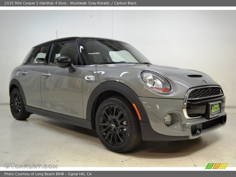Moonwalk Gray Metallic / Carbon Black 2015 Mini Cooper S Hardtop 4 Door