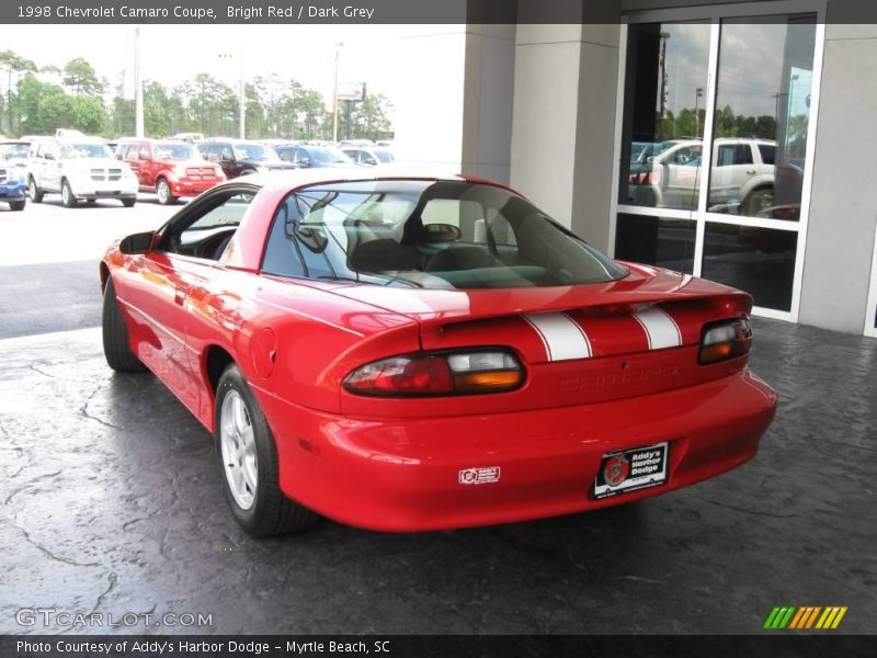 Bright Red / Dark Grey 1998 Chevrolet Camaro Coupe