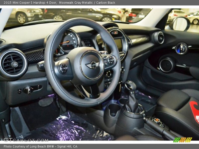 Moonwalk Gray Metallic / Carbon Black 2015 Mini Cooper S Hardtop 4 Door