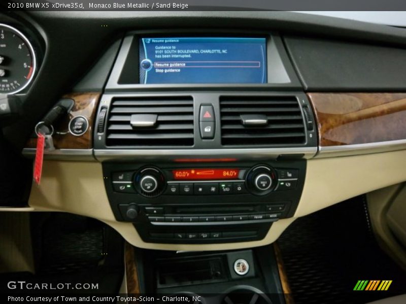 Monaco Blue Metallic / Sand Beige 2010 BMW X5 xDrive35d