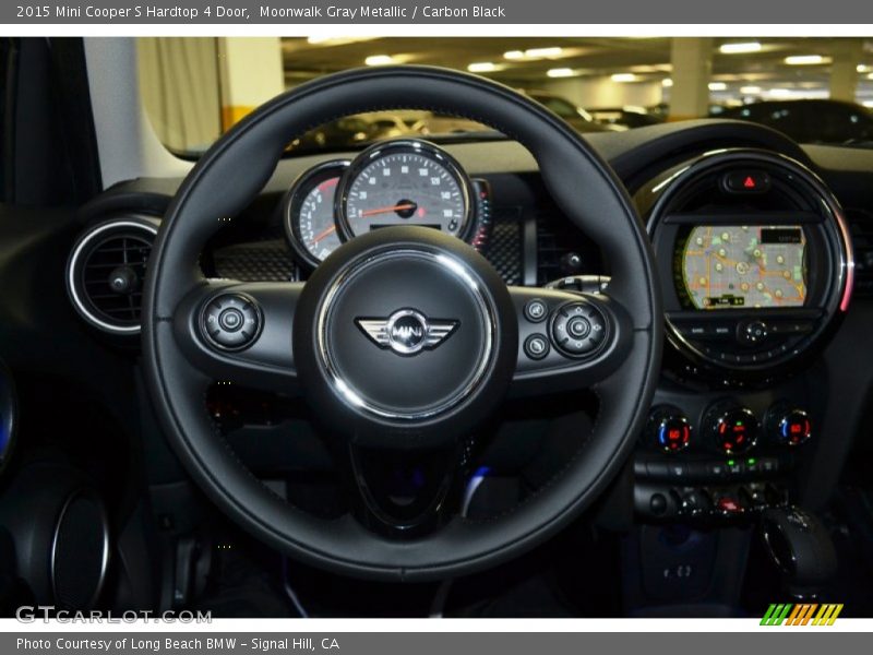Moonwalk Gray Metallic / Carbon Black 2015 Mini Cooper S Hardtop 4 Door