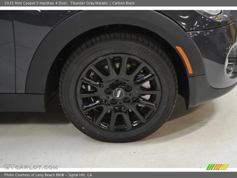 Thunder Gray Metallic / Carbon Black 2015 Mini Cooper S Hardtop 4 Door
