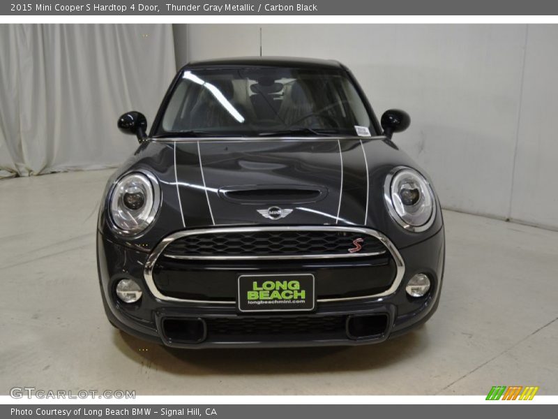 Thunder Gray Metallic / Carbon Black 2015 Mini Cooper S Hardtop 4 Door