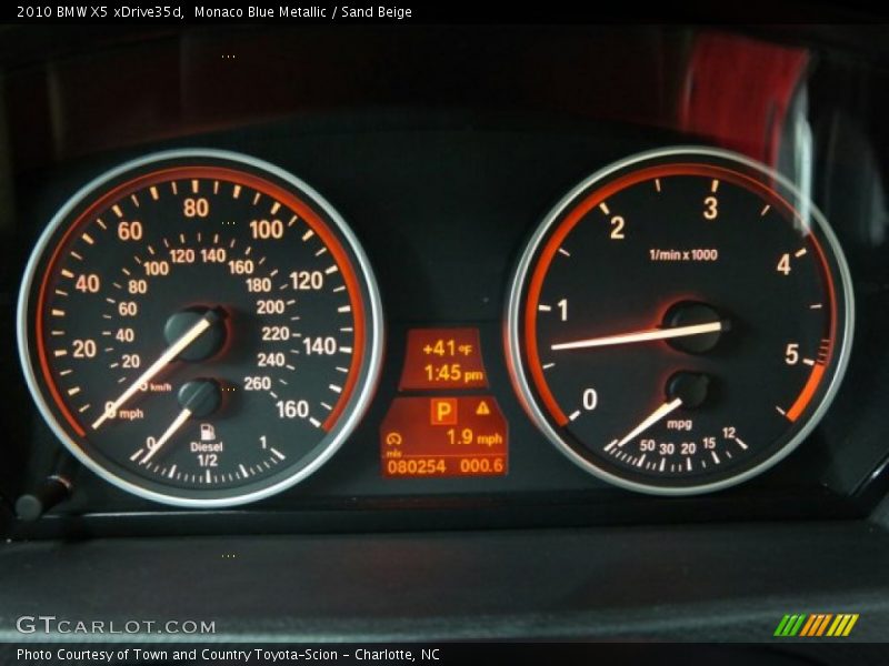 Monaco Blue Metallic / Sand Beige 2010 BMW X5 xDrive35d