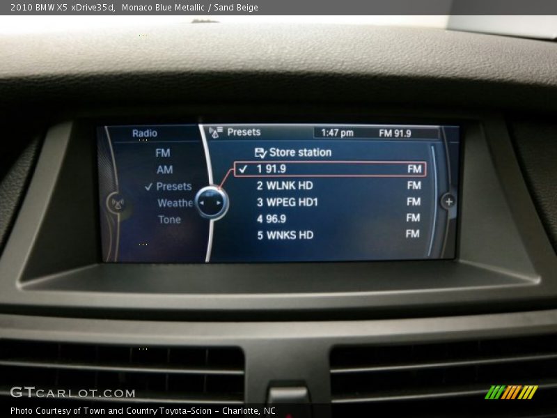 Monaco Blue Metallic / Sand Beige 2010 BMW X5 xDrive35d