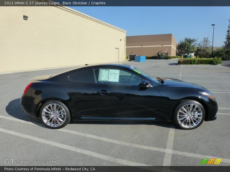 Black Obsidian / Graphite 2011 Infiniti G 37 Journey Coupe