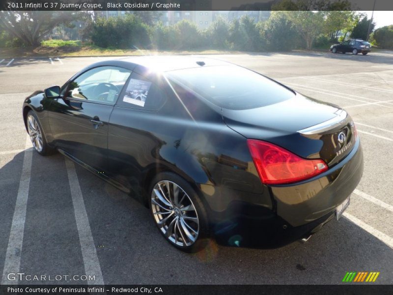 Black Obsidian / Graphite 2011 Infiniti G 37 Journey Coupe