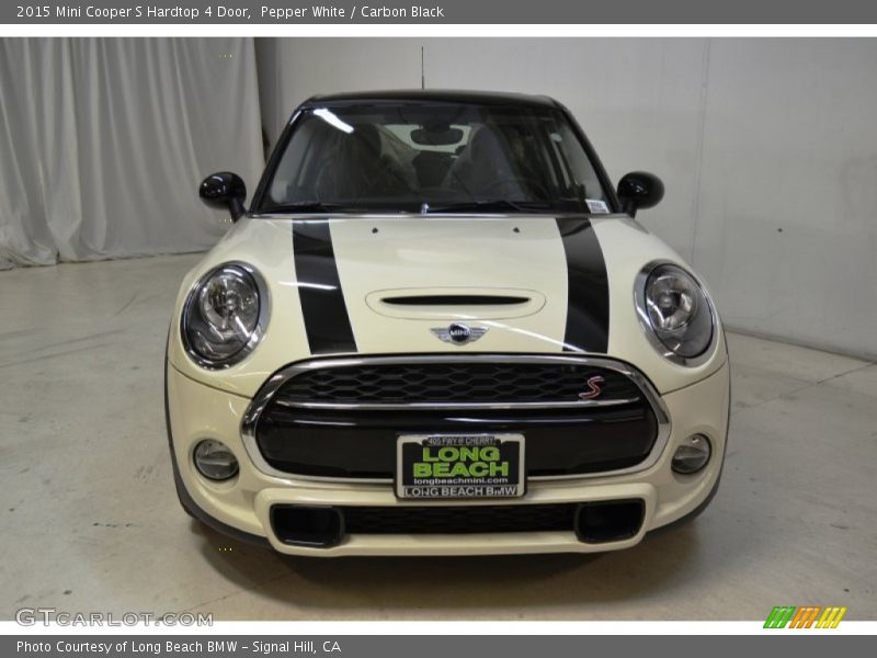 Pepper White / Carbon Black 2015 Mini Cooper S Hardtop 4 Door