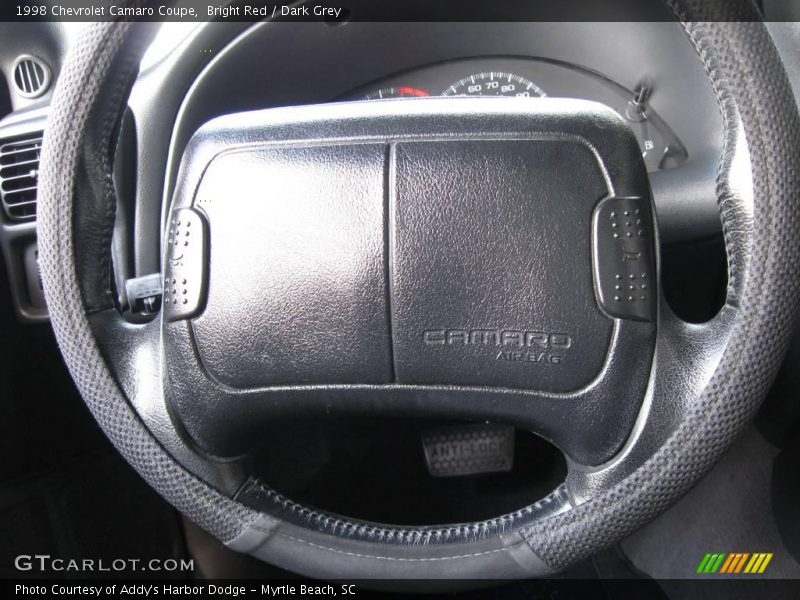 Bright Red / Dark Grey 1998 Chevrolet Camaro Coupe
