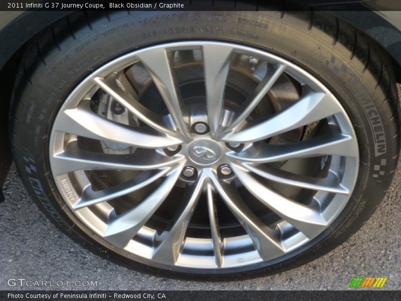 Black Obsidian / Graphite 2011 Infiniti G 37 Journey Coupe