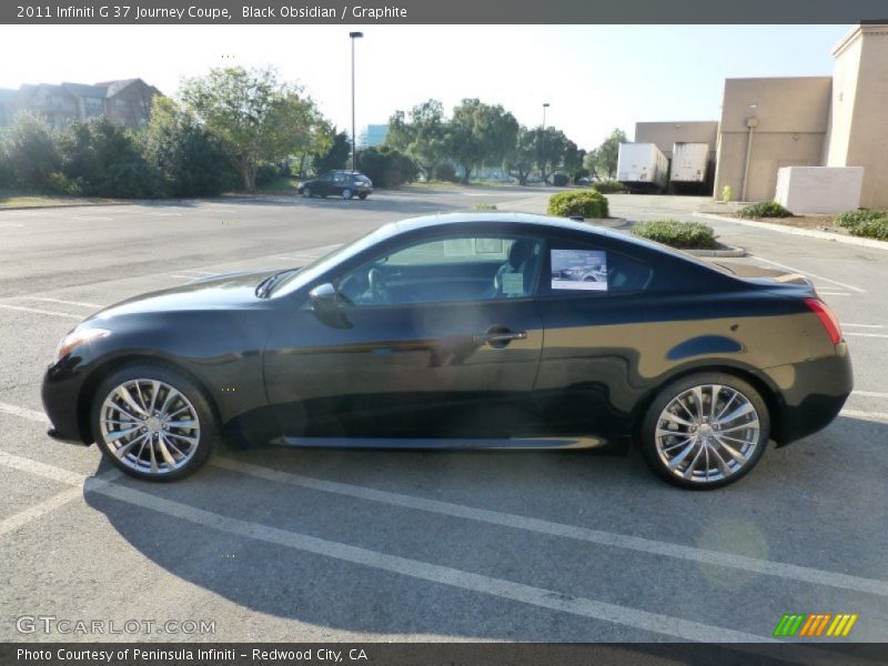 Black Obsidian / Graphite 2011 Infiniti G 37 Journey Coupe