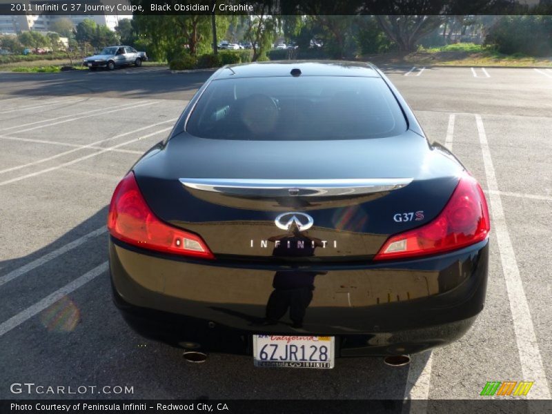 Black Obsidian / Graphite 2011 Infiniti G 37 Journey Coupe