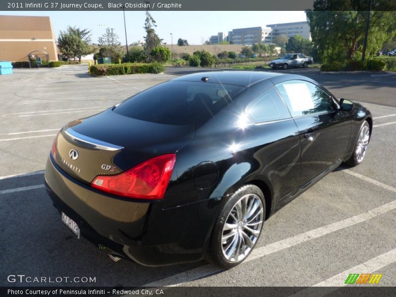 Black Obsidian / Graphite 2011 Infiniti G 37 Journey Coupe