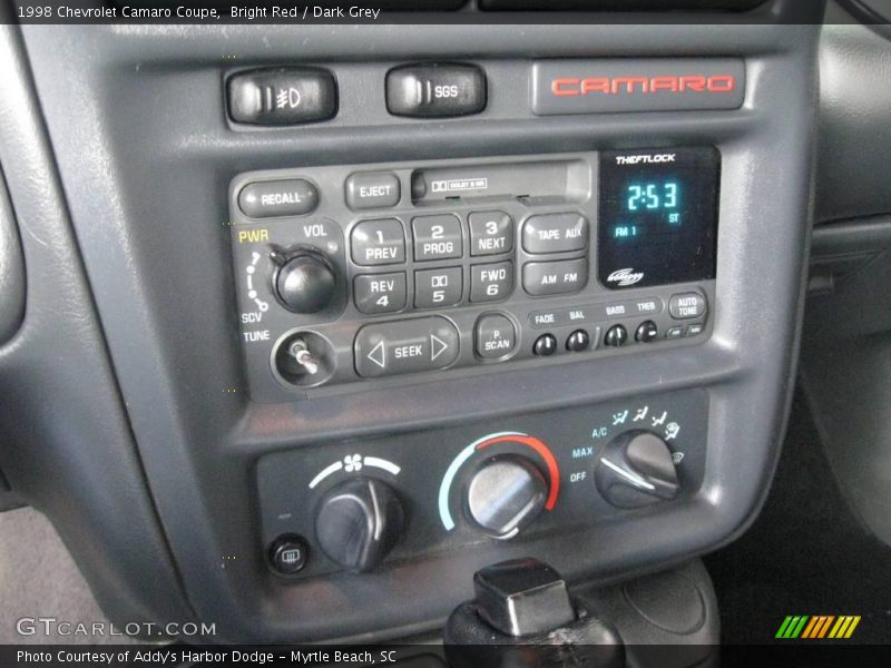 Bright Red / Dark Grey 1998 Chevrolet Camaro Coupe