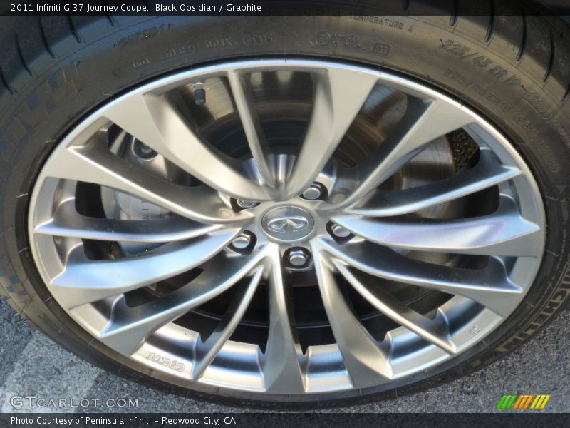 Black Obsidian / Graphite 2011 Infiniti G 37 Journey Coupe