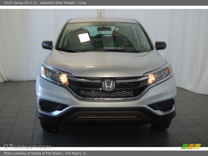 Alabaster Silver Metallic / Gray 2015 Honda CR-V LX