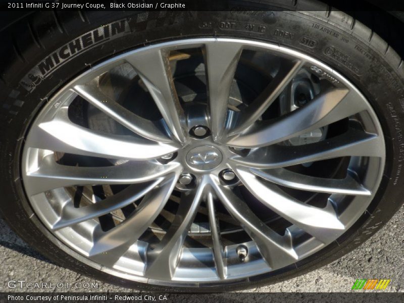 Black Obsidian / Graphite 2011 Infiniti G 37 Journey Coupe