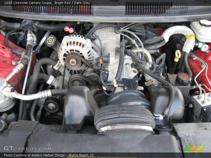 Bright Red / Dark Grey 1998 Chevrolet Camaro Coupe