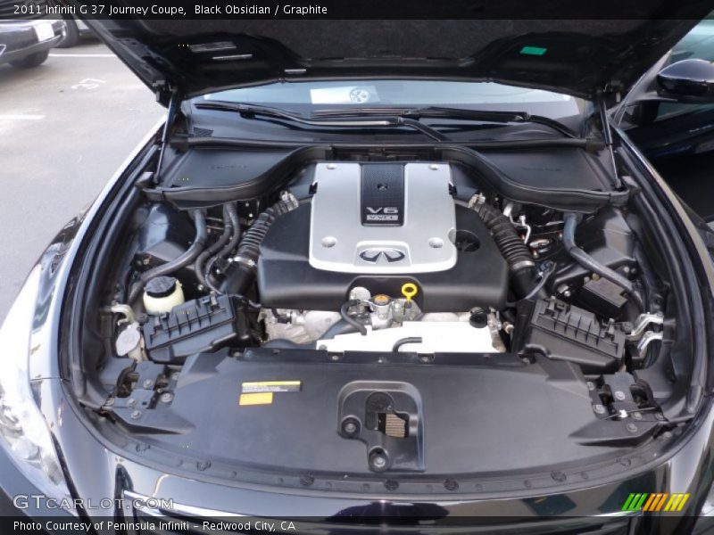 Black Obsidian / Graphite 2011 Infiniti G 37 Journey Coupe