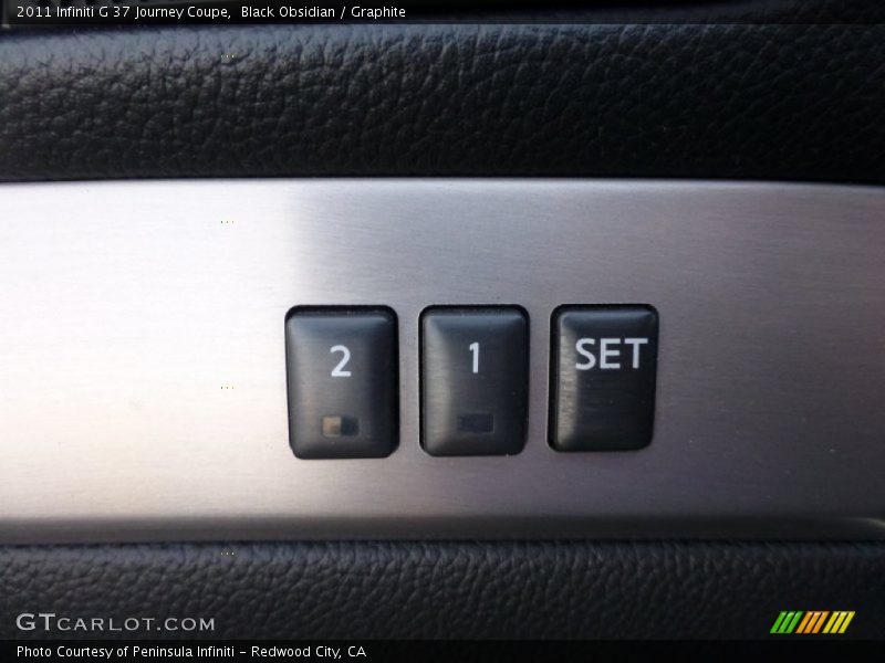 Black Obsidian / Graphite 2011 Infiniti G 37 Journey Coupe