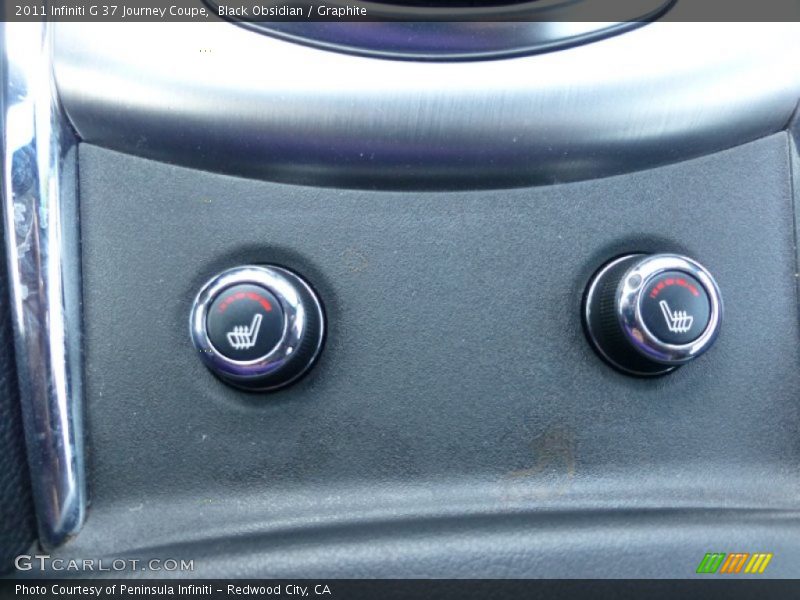 Black Obsidian / Graphite 2011 Infiniti G 37 Journey Coupe