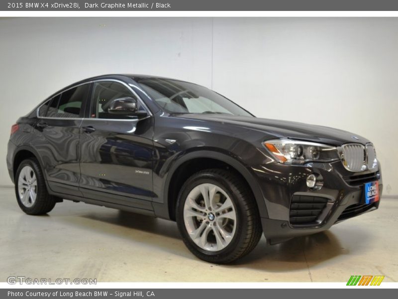 Dark Graphite Metallic / Black 2015 BMW X4 xDrive28i