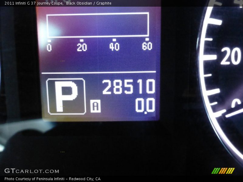 Black Obsidian / Graphite 2011 Infiniti G 37 Journey Coupe
