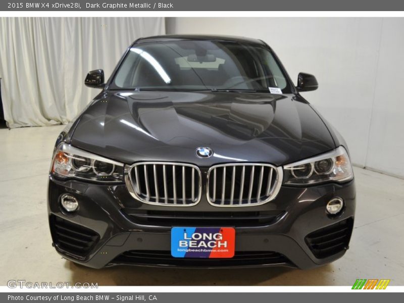 Dark Graphite Metallic / Black 2015 BMW X4 xDrive28i